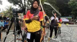 Atlet panahan Kota Padang berhasil menyumbangkan 3 emas, 2 perak, dan 3 perunggu pada hari pertama Porprov XVI Sumbar 2026. (Foto: Ist)