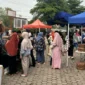 Pasar murah di Nanggalo disambut antusias warga karena menawarkan sembako dengan harga lebih terjangkau. (Foto: Pemko Padang)
