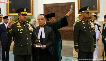 Pelantikan Maruli Simanjuntak Jadi Wakil Panglima TNI dan Tandyo Budi Revita KSAD