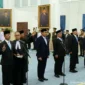 Pelantikan Pejabat Negara/Pemerintah Istana Negara, Kamis (15/10/2026). (Foto: YouTube Sekretariat Presiden)