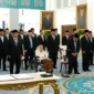 Presiden Prabowo Subianto melantik Dewan Pertimbangan Presiden (Wantimpres) di Istana Kepresidenan, Jumat (2/10/2026). (Foto: YT Sekretariat Presiden)