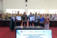 Sekdako Padang Raju Minropa saat Peluncuran dan Sosialisasi SSK Tingkat Kota Padang 2026 di Ruang Bagindo Aziz Chan, Balai Kota Padang, Kamis (15/10/2026). (Foto: Pemko Padang)