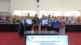 Sekdako Padang Raju Minropa saat Peluncuran dan Sosialisasi SSK Tingkat Kota Padang 2026 di Ruang Bagindo Aziz Chan, Balai Kota Padang, Kamis (15/10/2026). (Foto: Pemko Padang)