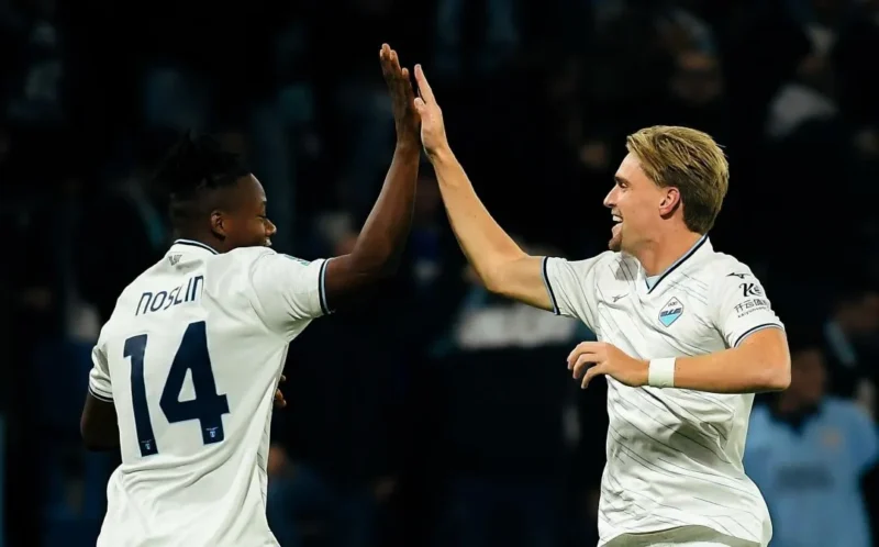 Pemain Lazio merayakan gol ke gawang Sassuolo. (Foto: IG @official_sslazio)