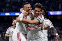 Pemain Real Madrid merayakan gol ke gawang RB Leipzig. (Foto: IG @realmadrid)