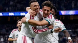 Pemain Real Madrid merayakan gol ke gawang RB Leipzig. (Foto: IG @realmadrid)