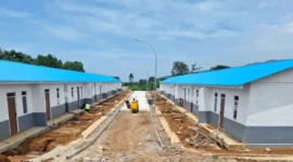 Pemko Padang menargetkan 523 unit hunian tetap rampung pada 2027. Pembangunan tersebar di Balai Gadang, Sungkai, dan Kampung Lalang. (Foto: Pemko Padang)