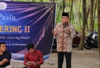 Wakil Wali Kota Padang Maigus Nasir menghadiri pembukaan DPAG II di Pantai Pasir Jambak, Sabtu (3/10/2026). (Foto: Pemko Padang)