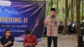 Wakil Wali Kota Padang Maigus Nasir menghadiri pembukaan DPAG II di Pantai Pasir Jambak, Sabtu (3/10/2026). (Foto: Pemko Padang)