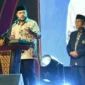 Wali Kota Padang Fadly Amran didampingi Wakil Wali Kota Maigus memberikan sambutan saat pembukaan MTQ Nasional ke-42 Tingkat Kota Padang pada Sabtu (10/10/2026) malam. (Foto: Pemko Padang)