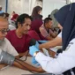 KAI Divre II Sumbar menggelar pemeriksaan kesehatan dan pengobatan gratis bagi masyarakat di Stasiun Kampung Jua. (Foto: KAI Divre II Sumbar)