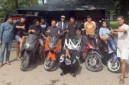 Polda Sumbar mengamankan para pelaku bersama barang bukti. (Foto: Polda Sumbar) 