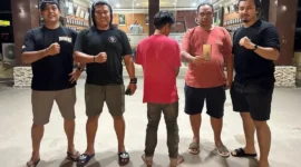 Polresta Padang mengamankan terduga pencuri HP di Gurun Laweh. (Foto: Polresta Padang)