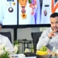 Wali Kota Padang, Fadly Amran menerima kunjungan Tim Penilai Kabupaten/Kota Terbaik dalam Penyelenggaraan Sistem Pengelolaan Sanitasi 2026 di Gedung Putih, Kediaman Resmi Wali Kota, Senin (26/10/2026). (Foto: Pemko Padang)