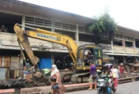 Pemko Padang merehabilitasi drainase dan trotoar Pasar Raya serta menata Jalan Samudera. (Foto: Pemko Padang)