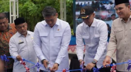 Kepala BGN Sudaryono meresmikan 980 SPPG di wilayah 3T secara serentak di 16 provinsi, Rabu (14/10/2026). (Foto: Biro Hukum dan Humas BGN)