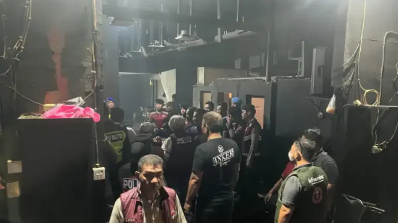 Polda Sumbar merazia belasan tempat hiburan malam di Padang, Sabtu (24/10/2026) malam. (Foto: Polda Sumbar)
