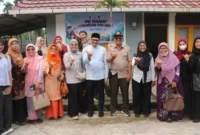 Kementerian PPPA RI meresmikan aktivasi Pos SAPA di Huntara Lubuk Buaya, Kota Padang, Jumat (16/10/2026). (Foto: Pemko Padang)