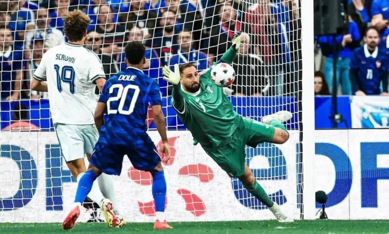 Prancis dan Italia berbagi poin setelah bermain imbang 1-1 dalam lanjutan Grup A1 UEFA Nations League di Stade de France, Sabtu (3/10/2026). (Foto: IG @azzurri)
