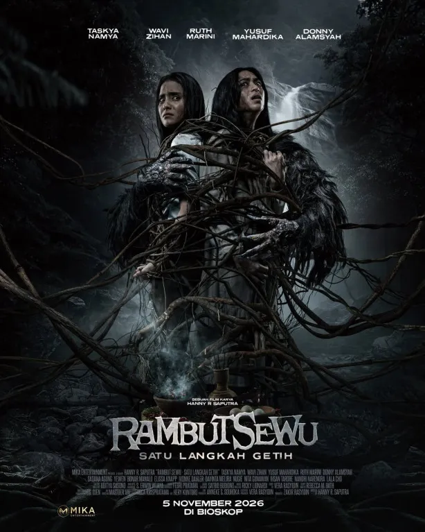 Poster Film Rambut Sewu: Satu Langkah Getih. (Foto: Film Indonesia)
