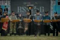Rang Solok Baralek Gadang (RSBG) 2026 resmi dibuka di Lapangan Merdeka Kota Solok, Sabtu (10/10/2026). Festival budaya ini akan berlangsung pada 10–13 Oktober 2026. (Foto: Prokopim Kota Solok)
