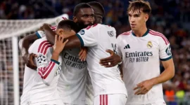 Real Madrid comeback dramatis dan menang 4-3 atas AS Roma di Liga Champions setelah tertinggal 1-3. (Foto: IG @realmadrid)
