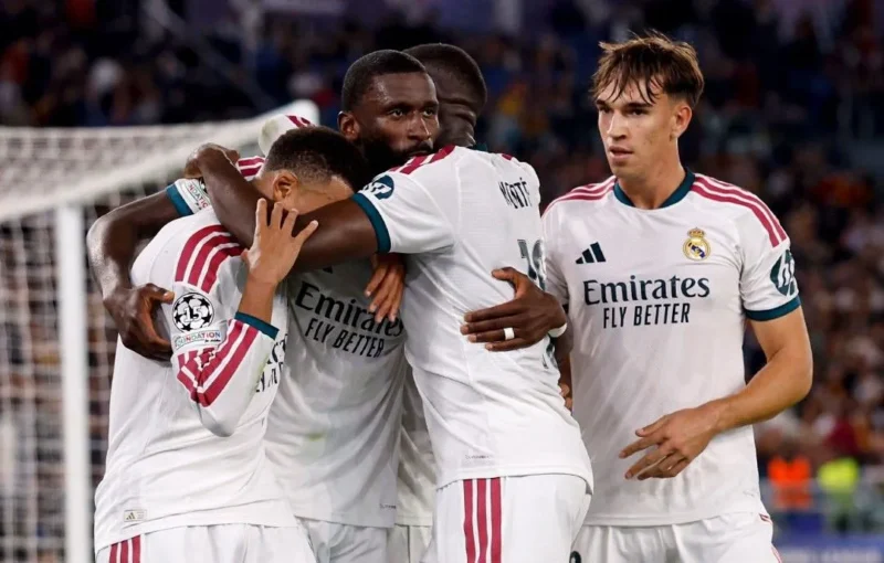Real Madrid comeback dramatis dan menang 4-3 atas AS Roma di Liga Champions setelah tertinggal 1-3. (Foto: IG @realmadrid)