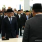 Rocky Gerung resmi dilantik sebagai anggota Dewan Pertimbangan Presiden (Wantimpres) di Istana Negara, Jakarta, Jumat (2/10/2026). (Foto: YT Sekretariat Presiden)