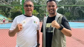Sekretaris Daerah Kota Payakumbuh Rida Ananda (kiri) mengatakan pemerintah daerah siap menjadi tuan rumah Porprov Sumbar 2028. (Foto: MC Payakumbuh)