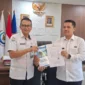 Sekretaris Dinas Perikanan dan Pangan Kota Padang, Muhammad Dwi Richie menyampaikan sejumlah usulan program kepada KKP RI. (Foto: Pemko Padang)