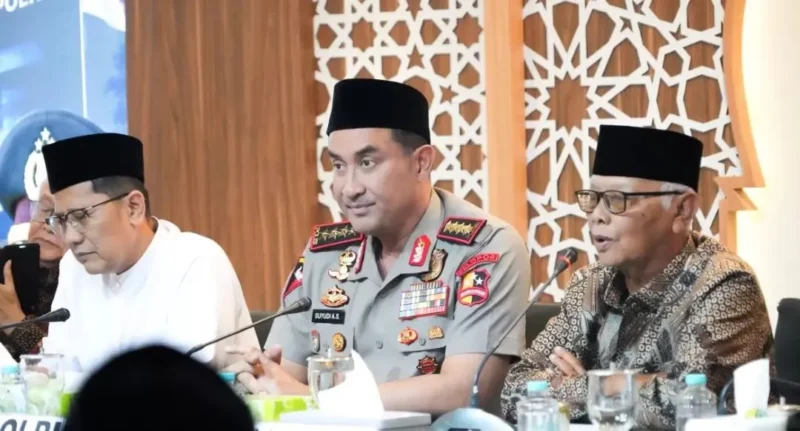 Silaturahim Kapolri Jenderal Polisi Suyudi Ario Seto ke Kantor MUI Pusat di Menteng, Jakarta Pusat, Selasa (13/10/2026). (Foto: MUI Digital)