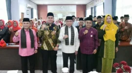 Wakil Wali Kota Padang Maigus Nasis membuka Rakor Sinergi Nagari Penanganan ATS di Kota Padang, Senin (12/10/2026). (Foto: Pemko Padang)