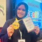Aisyahana Mazea Idris, siswi MTsN 6 Padang meraih medali emas dan Best Campaign KREASI 2026 lewat inovasi Madrasah Smart Hajj. (Foto: Pemko Padang)