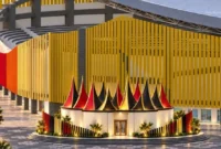 Rancangan desain Stadion Haji Agus Salim Padang. (Foto: Dok. Hutama Karya)