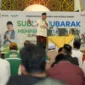 Gubernur Sumbar Mahyeldi saat kegiatan Subuh Mubarak di Masjid Raya Syekh Ahmad Khatib Al-Minangkabawi, Minggu (4/10/2026). (Foto: Adpsb)
