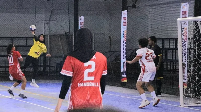 Tim bola tangan putra dan putri Kota Padang lolos semifinal Porprov XVI Sumbar 2026. (Foto: Pemko Padang)
