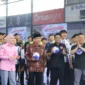 Wakil Wali Kota Padang, Maigus Nasir membuka Turnamen Bola Tangan Antar Kecamatan se-Kota Padang U-17 tahun 2026 di Rafhely Futsal Bypass, Rabu (14/10/2026). (Foto: Pemko Padang)