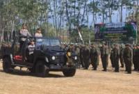 Upacara Pelantikan Polisi Khusus Kehutanan di Pusdik Binmas, Jumat (16/10/2026). (Foto: Humas Polri)