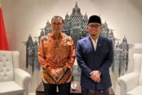 Wamenhaj Dahnil Anzar Simanjuntak dan Menteri Kebudayaan Fadli Zon di Kantor Kementerian Kebudayaan, Kamis (22/10/2026). (Foto: Kemenhaj)