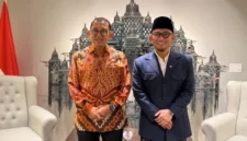 Wamenhaj Dahnil Anzar Simanjuntak dan Menteri Kebudayaan Fadli Zon di Kantor Kementerian Kebudayaan, Kamis (22/10/2026). (Foto: Kemenhaj)