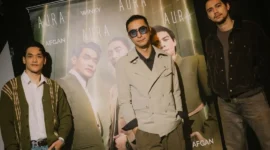 Winky Wiryawan, Afgan dan Maxime Bouttier merilis AURA. (Foto: IG @winkywiryawan912)