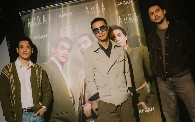 Winky Wiryawan, Afgan dan Maxime Bouttier merilis AURA. (Foto: IG @winkywiryawan912)