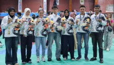 Atlet wushu Payakumbuh meraih empat emas dan satu perunggu di Porprov XVI Sumbar 2026. (Foto: MC Payakumbuh)