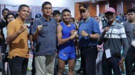 Wakil Wali Kota Payakumbuh Elzadaswarman mengunjungi arena pertandingan pada Jumat (9/10/2026). (Foto: MC Payakumbuh)